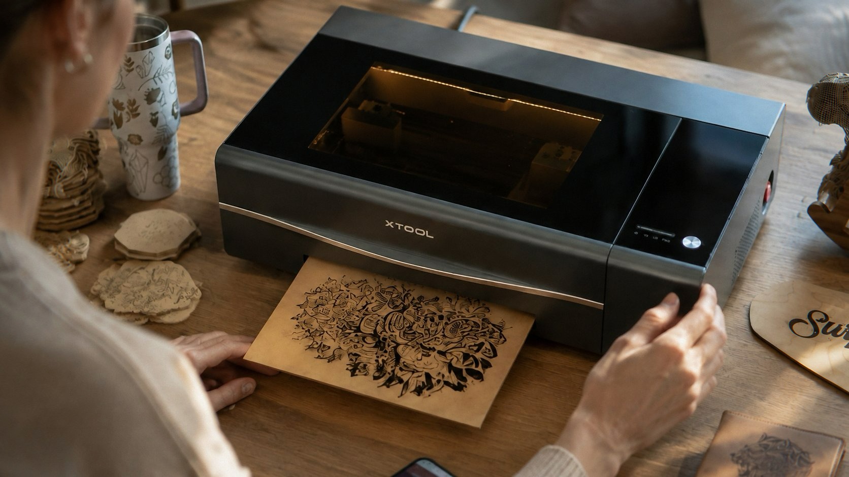 xTool P2S 55W CO2 Laser Cutter
